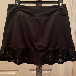 Tommy Bahama Sport Black Skort with Black Mesh